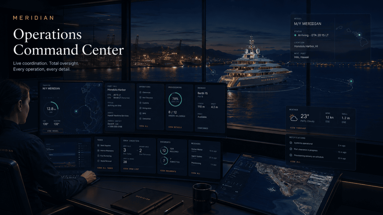 MERIDIAN operations command center visual